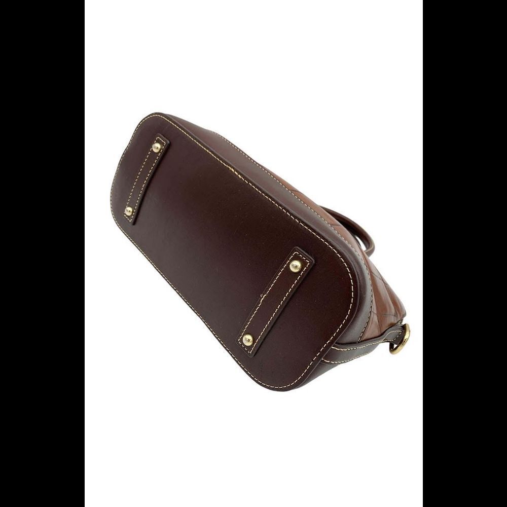 Dooney & Bourke Croco Domed Zip Satchel Cognac - Picture 3 of 4
